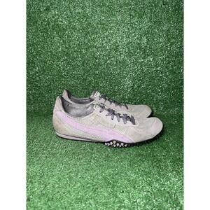 Vintage Y2K Puma Women Size 9 5000M Track Shoes Grey Mesh Comfort Casual Sneaker
